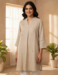 Ivory Linen Coord Set