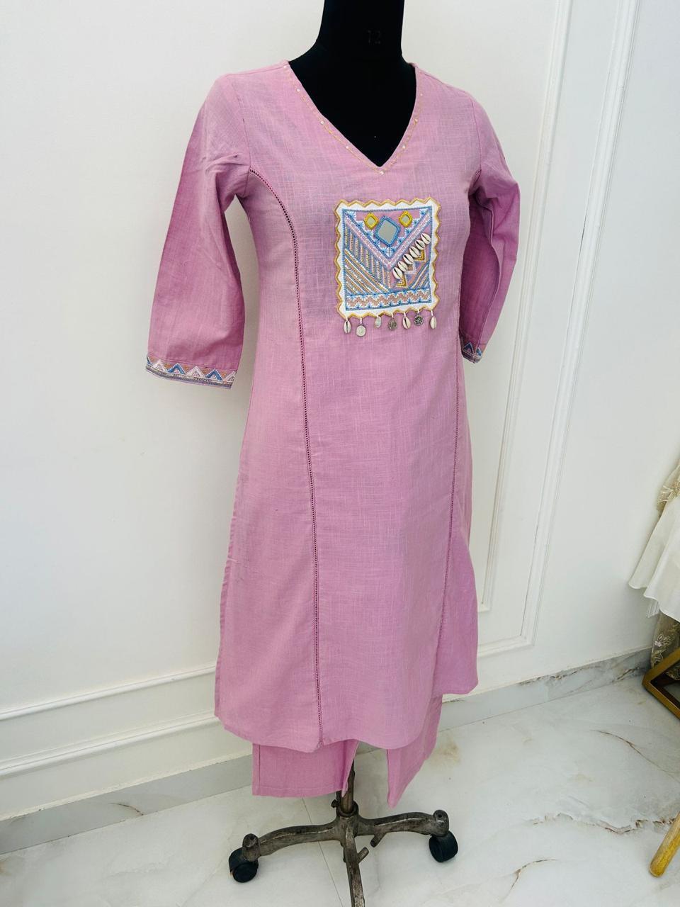 Purple Cotton Linen